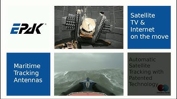 EPAK maritime satellite antennas tested at the most challenging sea conditions.