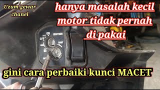 How to service a jammed Vario 150/125 motorbike ignition key