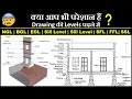 Various types of levels used in house and building construction  by civilguruji