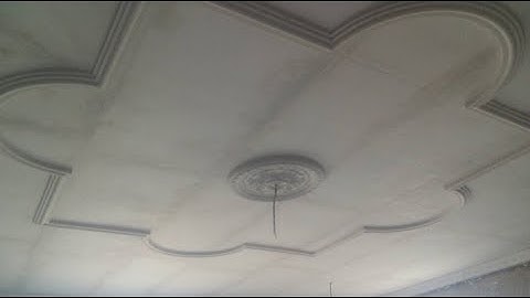 Building in Ghana Part 13 || 2nd Level P.O.P Installation ||