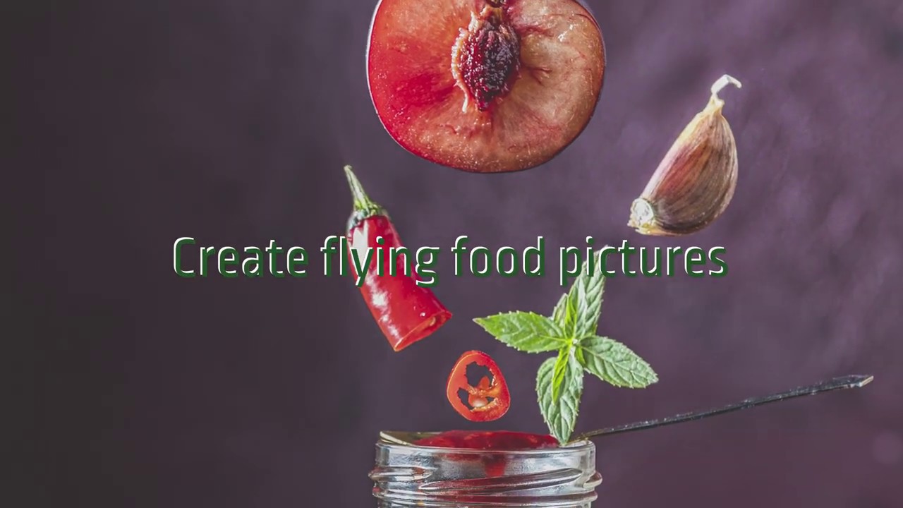 Create amazing flying food pictures YouTube