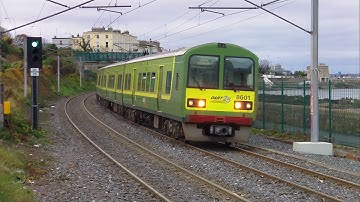 Dart Train number 8601 - Salthill & Monkstown Station, Dublin