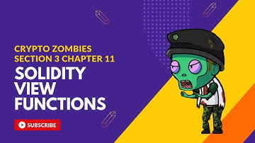 Solidity View functions, Crypto zombies Section 3 Chapter 11