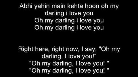 Download Love You O My Darling Song Lyrics Mp3 Free And Mp4