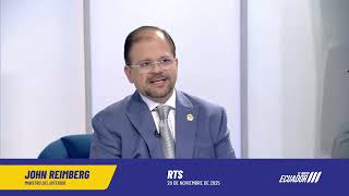 John Reimberg ratificó que la cooperación internacional no se detiene tras la consulta popular