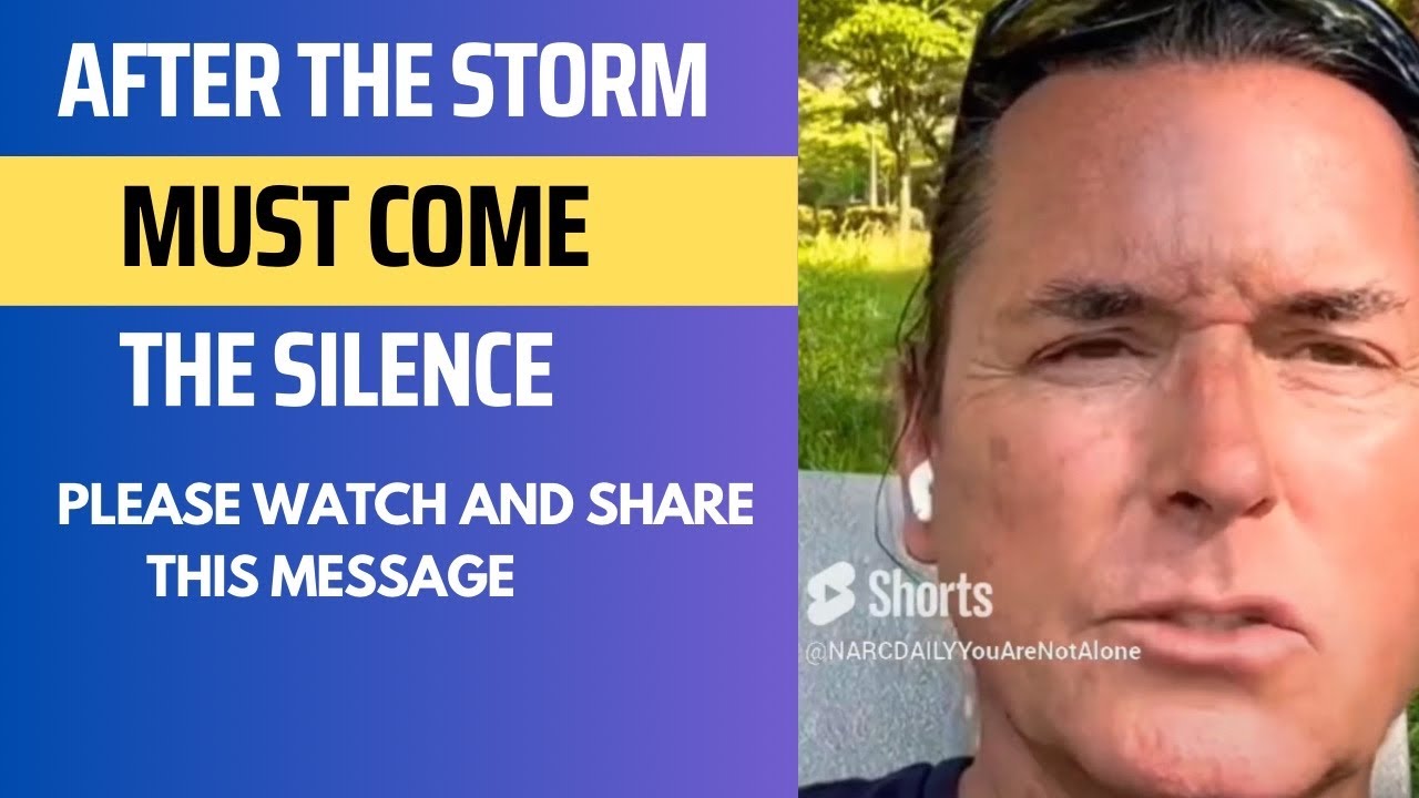 AFTER THE STORM MUST COME THE SILENCE