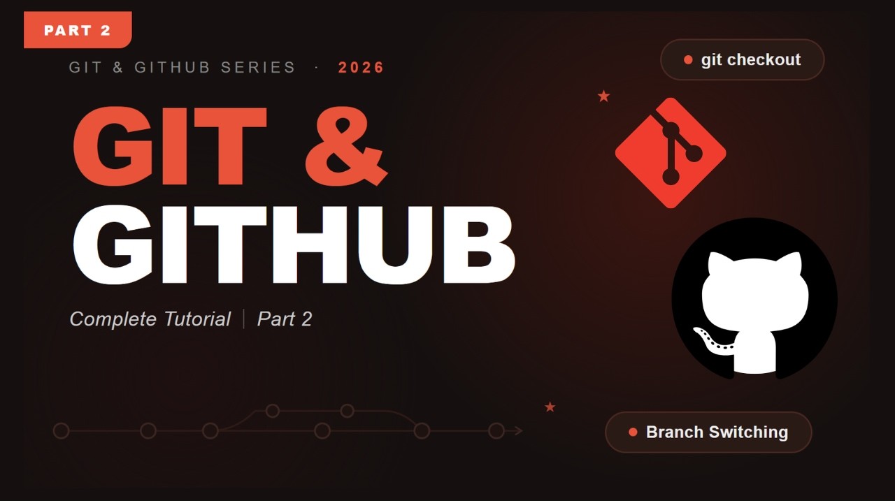 Git & GitHub Full Course in Hindi - Part 2 | git checkout Command ...
