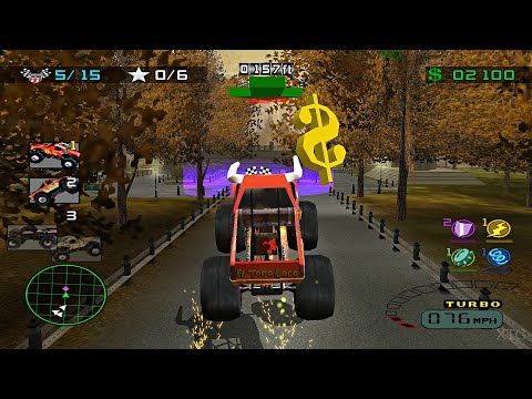 Monster 4x4: Masters of Metal - All Trucks List PS2 Gameplay HD