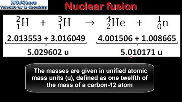 C.7 Calculating energy released in nuclear reactions (HL)