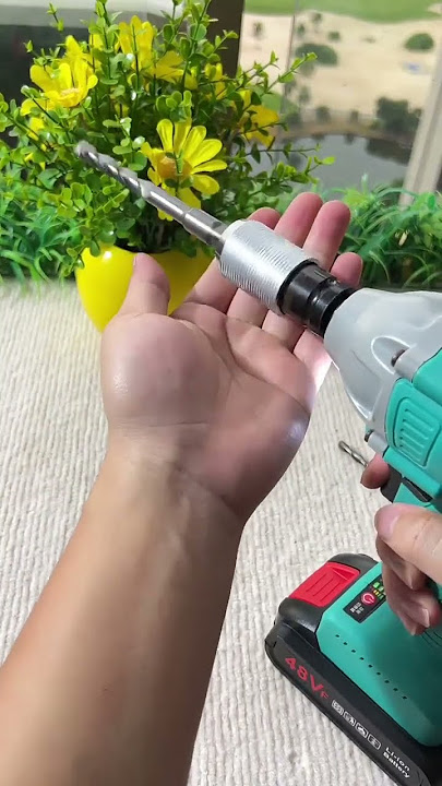 drill holes in red brick walls and cement walls #High-performance practical tools #Electric wrench