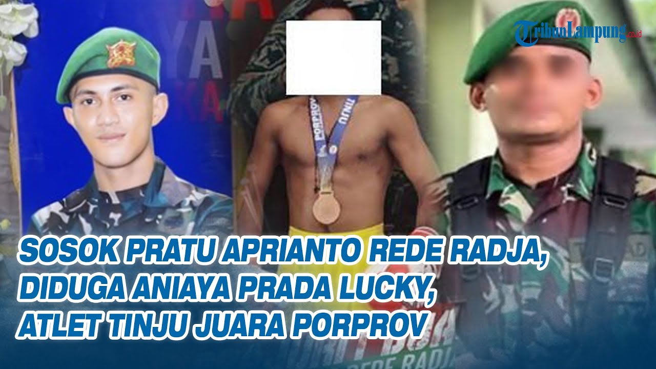 SOSOK Pratu Aprianto Rede Radja, Diduga Aniaya Prada Lucky, Atlet Tinju Juara Porprov