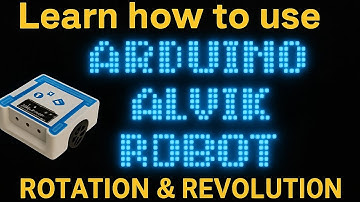 Learn Arduino Alvik Robot | Rotation & Revolution Tutorial in mBlock