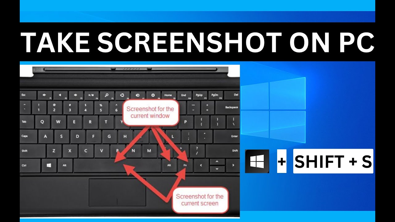 How to Take a Screenshot on PC/Laptop (Windows 10 & 11) - YouTube