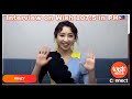 Minzy on Wish 107.5 Virtual Interview in Philippines Dec.12,2020