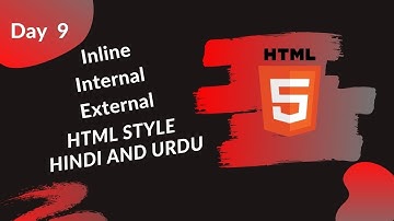 how to use HTML style Hindi/Urdu | HTML tutorial in Hindi/Urdu #9