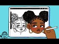 How to Draw a Cute Girl / STEP BY STEP / Procreate ♡