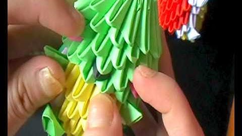 3D origami: turtle part 3