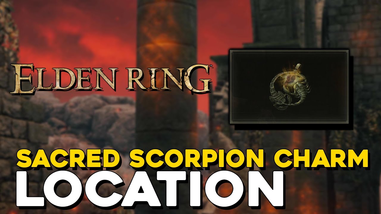 Elden Ring Sacred Scorpion Charm Location YouTube
