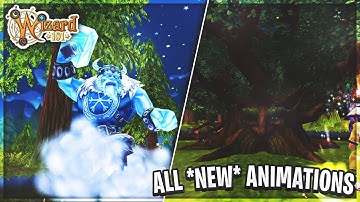 Reacting To All *NEW* Spell Animations In Test Realm!! (2021) - (Wizard101)