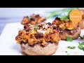 Best homemade stuffed mushrooms recipe  easy mushroom recipe