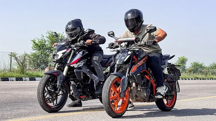 2025 BAJAJ PULSAR NS 400Z AND.. VS.. KTM DUKE 390!! DRAG RACE ☠️ EXCITING 😱