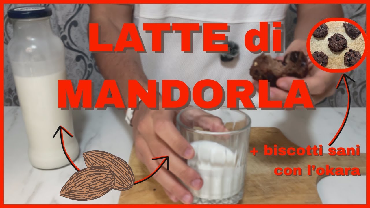 Latte di Mandorla Fatto in Casa + Biscotti Sani con l’Okara: Zero Sprechi e Gusto Assurdo!
