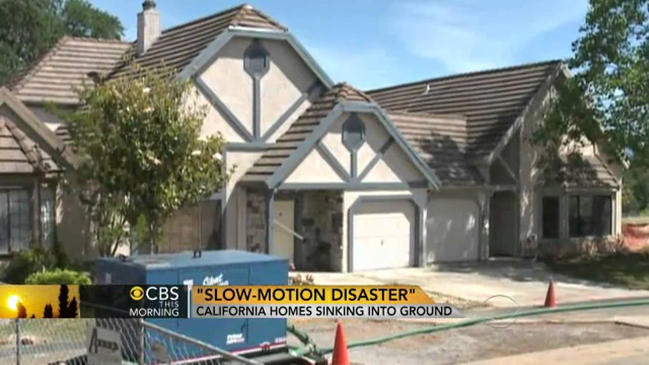 Calif. homes sinking into ground YouTube