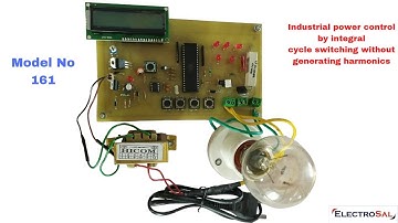 INDUSTRIAL POWER CONTROL BY INTEGRAL CYCLE SWITCHING WITHOUT GENERATING HARMONICS