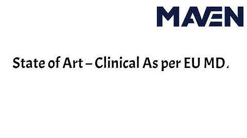 What “State of the Art” really means in the EU MDR ?