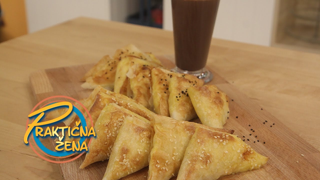 Praktična žena - 1. Trouglići sa sirom 2. Domaće čokoladno mleko