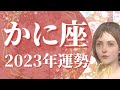 【かに座】2023年運勢 金運急上昇と最強運🌈本当の幸せを手にする、勝利、和解、手放しの1年【タロット占い】【オラクルカード】【仕事・恋愛・人間関係】【2023年保存版】