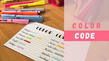 Como fazer color code?