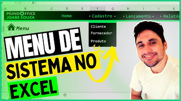 Excel com cara de Menus de Sistema