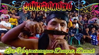 Mengerikan‼️ Atraksi Spektakuler Barongan Condromowo Di Desa Harjowinangun Dempet Demak