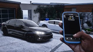 GTA V VIDA DE UBER IMERSÃO REALISTA PEGAMOS O NOVO CIVIC 2023 #05 | GAMEPLAY NA RTX 3080 4K60FPS