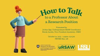 How to Talk to a Professor About a Research Position - 2025