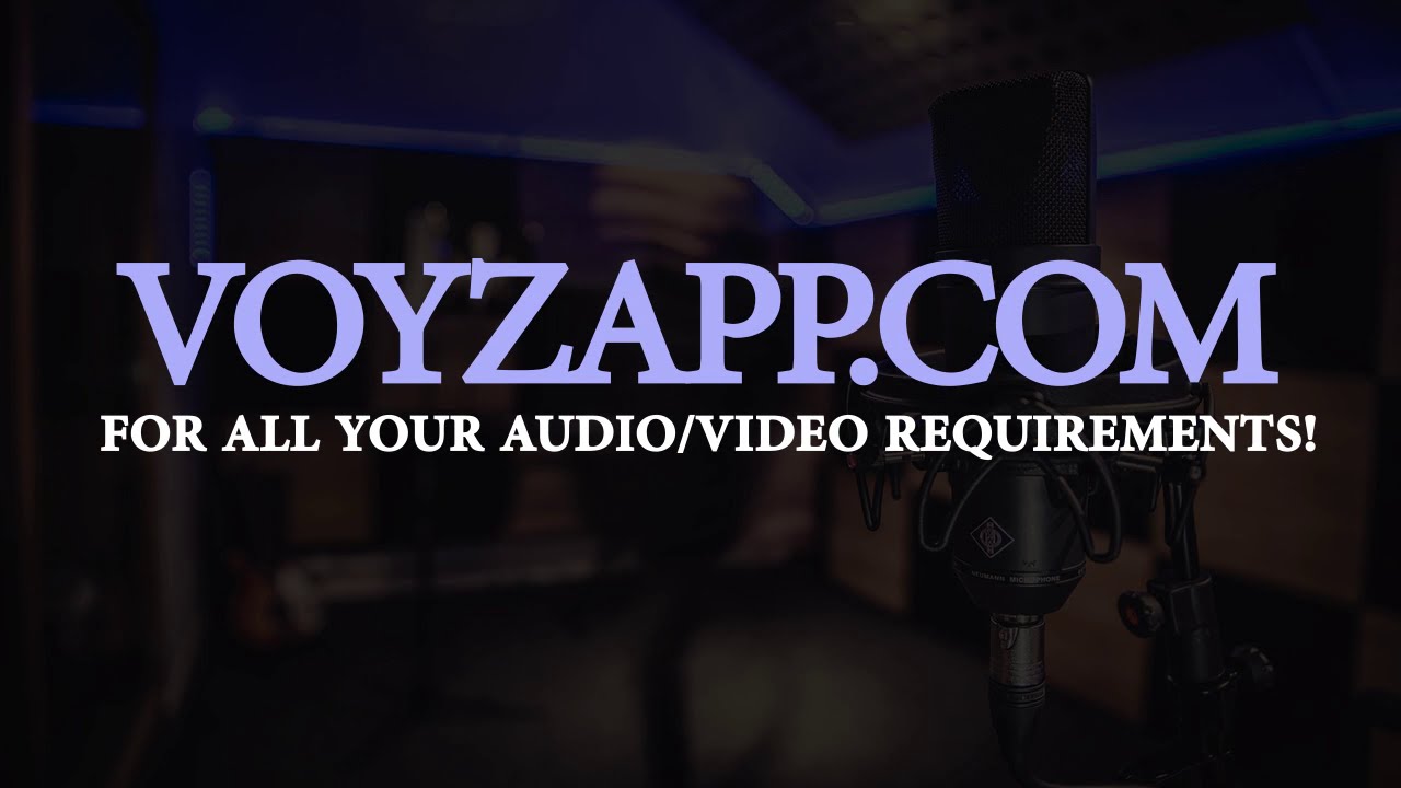 Professional voice actors, quick TAT, compare prices and hire online @Voyzapp