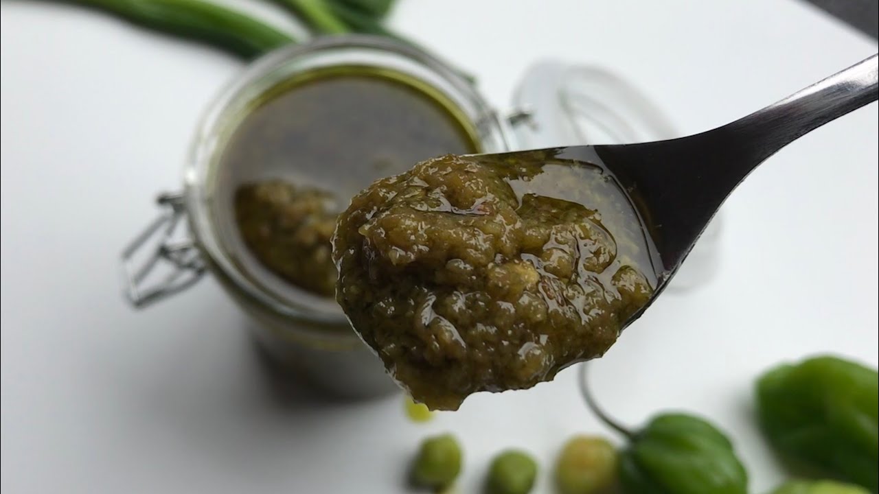 BEST GREEN CHILLI SAUCE Recipe Green Shito The Tastiest I ve Ever