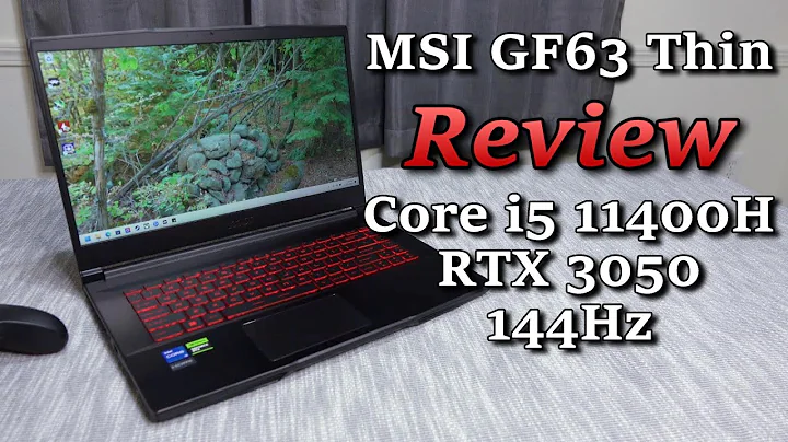 Đánh Giá MSI GF63 Thin (RTX 3050)