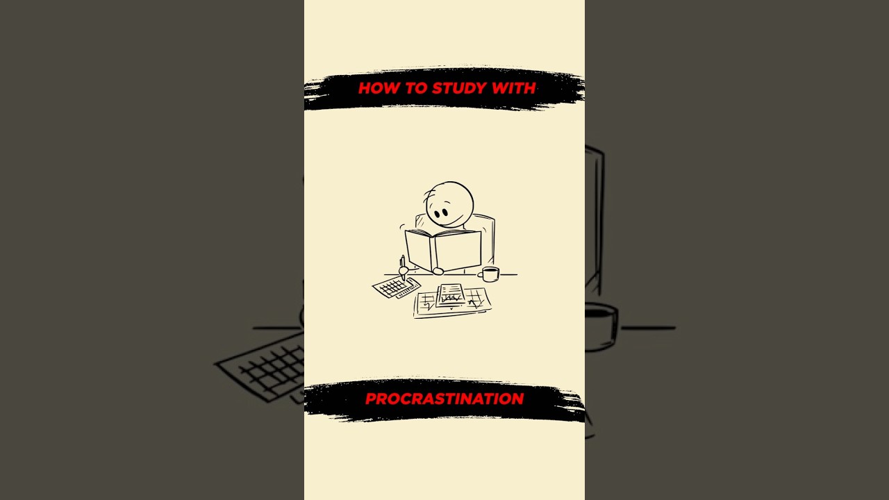 How to STUDY with Procrastination (it feels like CHEATING)
