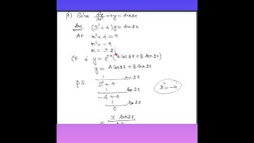 2 nd order#DE#PI # sin or cos function #Problem#