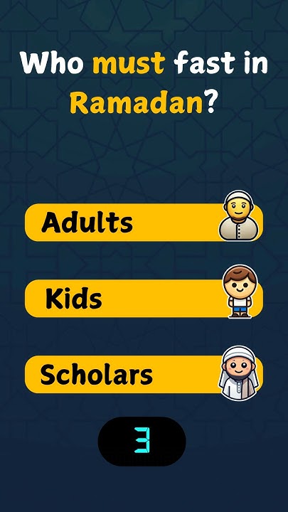 ramadan quiz 2025 with answers