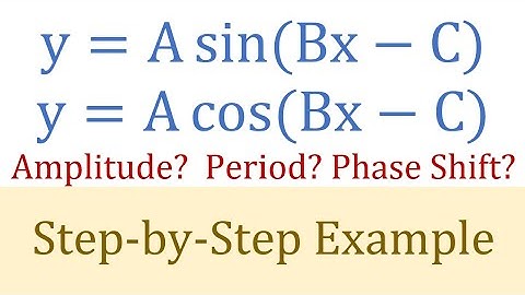 Variations of Sine and Cosine Functions y=Asin(Bx-C) and y=Acos(Bx-C) with Examples