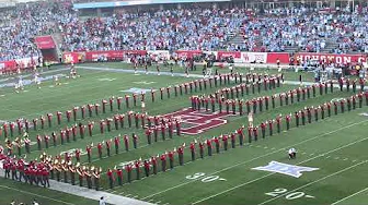 10-04-25 The University of Houston Marching Band perform their pregame.