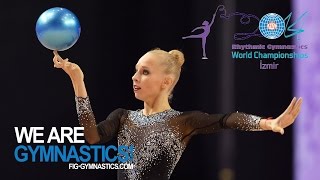 : KUDRYAVTSEVA Yana (RUS) - 2014 Rhythmic Worlds, Izmir (TUR) - Qualifications Ball