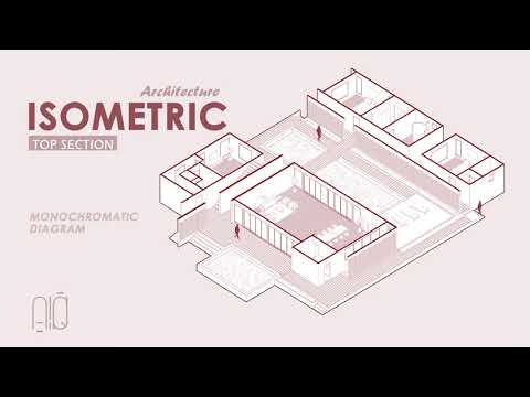 Architecture Isometric Top-Section Diagram | Minimal