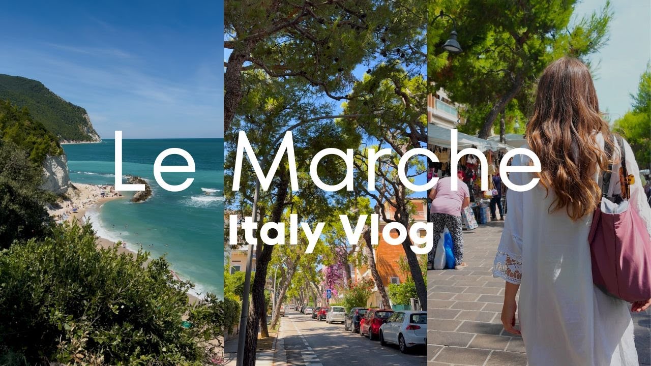 vlog 🍉 summer in le marche, italy: beach days, slow living & exploring local markets
