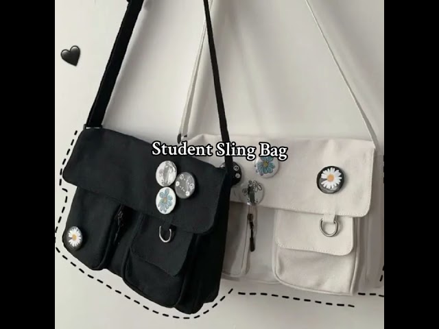 STUDENT SLING BAG!! ON MY TIKTOK @yuazie class=
