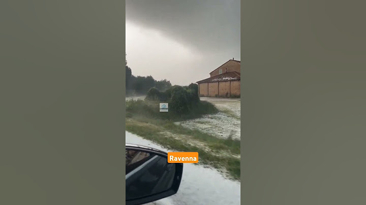 La situazione nella campagna sulla statale Romea appena fuori Ravenna. 15/05 Video Anna