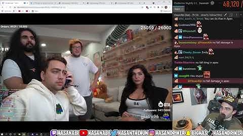 xQC Calls Out Mizkif Live (Hasanabi)